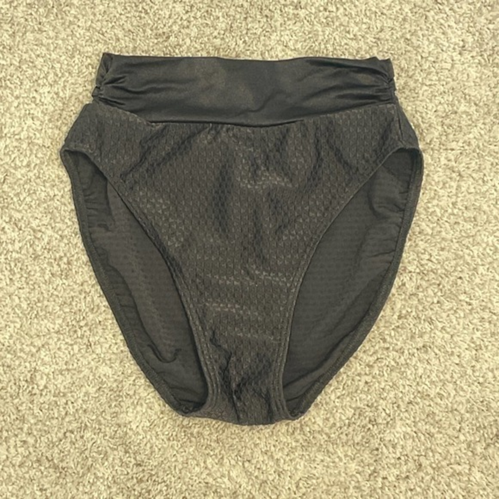Maillot Black Textured Swim Bottom Size XS‎ Pre-owned